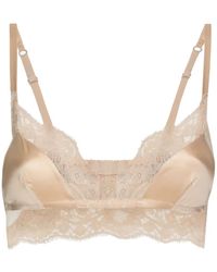 Dolce & Gabbana - Brassière À Détails En Dentelle - Lyst