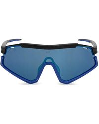 EA7 - Geometric-Frame Sunglasses - Lyst