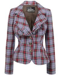Vivienne Westwood - Tartan Button Jacket - Lyst
