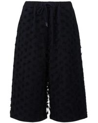 Pushbutton - Short Texturé À Lien De Resserrage - Lyst