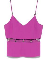 Patrizia Pepe - Top Con Dettaglio Cut-Out - Lyst