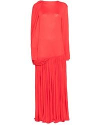 Calvin Klein Necklace Halter Gown in Black | Lyst