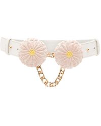 Lethicia Bronstein - Margarita Flowel-Appliqué Belt - Lyst