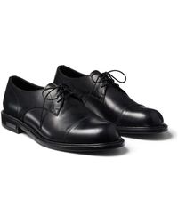 Jimmy Choo Ray Round-Toe Derby Shoes in Black for Men | Lyst