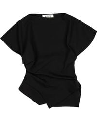 Rohe - Draped Asymmetric T-Shirt - Lyst