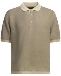 Beams Plus - Textured-Knit Short-Sleeve Polo Shirt - Lyst
