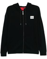 HUGO - Logo-Printed Sweatshirt - Lyst