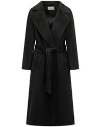 Weekend by Maxmara - Belted Notch-Lapel Coat - Lyst