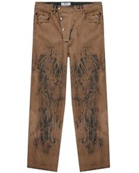 MSGM - Jean À Imprimé - Lyst