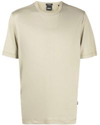 BOSS - Logo-Tag Cotton-Lyocell Blend T-Shirt - Lyst