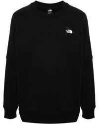 The North Face - Rubberised-logo Cotton Sweatshirt - Lyst