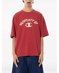 Champion - Logo-Detail Short-Sleeve T-Shirt - Lyst