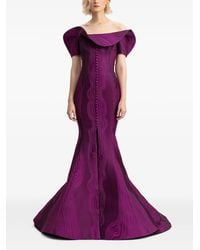 Gemy Maalouf - Draped Off-Shoulder Gown - Lyst