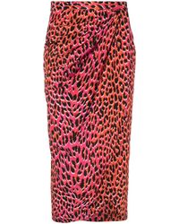 Zadig & Voltaire - Jamelia Leopard-print Silk Skirt - Lyst