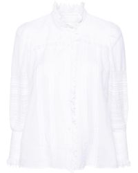 Zadig & Voltaire - Trevy Pintuck-detailing Shirt - Lyst