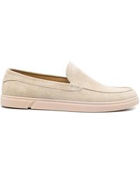 SERGIO MORETTI FIRENZE - Suede Slip-On Loafers - Lyst