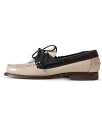 Hereu - Saler Bicolour Lace-Up Boat Shoes - Lyst