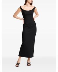 MARCELLA - Eliana Midi-Jurk Met Split - Lyst
