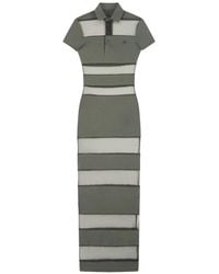 Coperni - Vestido Largo Tipo Polo A Rayas - Lyst