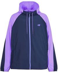 New Balance - Jack Met Colourblocking En Capuchon - Lyst
