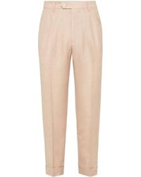 Brunello Cucinelli - Prince Of Wales-Check Trousers - Lyst