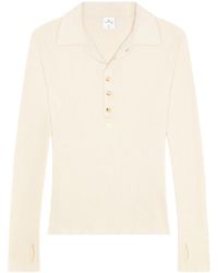 Courreges - Cotton-Wool Blend Polo Shirt - Lyst