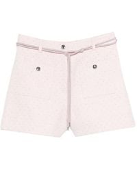 Maje - Embellished Tailored Shorts - Lyst