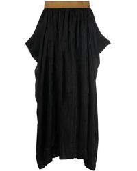 Uma Wang - Side-Draped Maxi Skirt - Lyst