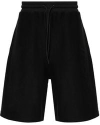 Moncler - Joggingshorts Mit Logo-Prägung - Lyst