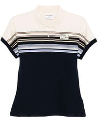 Lacoste - Striped Polo Shirt - Lyst