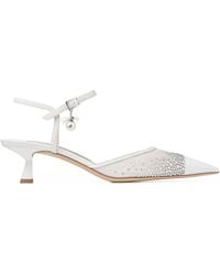 Jimmy Choo - 45Mm Aren Crystal-Embellished Pumps - Lyst