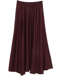 Ermanno Scervino - Side-Slit Flared Maxi Skirt - Lyst