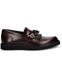 Fred Perry - Tassel-Detail Leather Loafers - Lyst