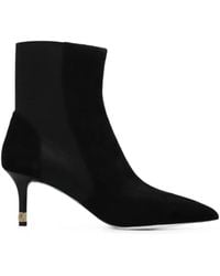 Furla - Aria Suede-Panelled Ankle Boots - Lyst
