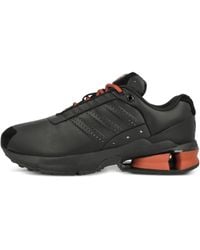 Y-3 - Control Leather Perforated Sneakers - Lyst