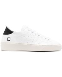 Date - Levante Low-top Leather Sneakers - Lyst