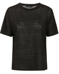 Aragona - Linen T-Shirt - Lyst