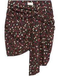 Isabel Marant - Ovia Polka-Dot Mini Skirt - Lyst