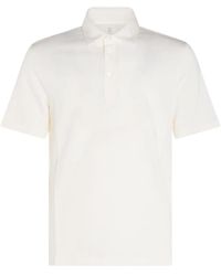 Brunello Cucinelli - Polo de manga corta de algodón - Lyst