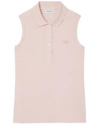 Lacoste - L.12.D Sleeveless Polo Top - Lyst