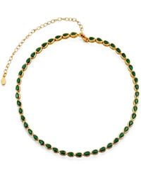 Lady D World - Pear-Cut Crystal Choker - Lyst