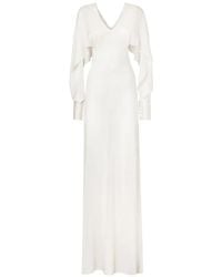 Fendi - Silk Maxi Dress - Lyst