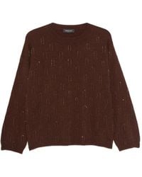 Fabiana Filippi - Bead-Embellished Long-Sleeve Sweater - Lyst