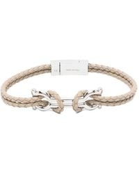 Ferragamo - Gancini Cord Bracelet - Lyst