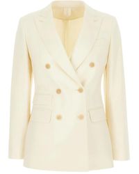 Max Mara - Blazer Met Dubbele Rij Knopen - Lyst