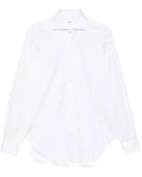 Barba Napoli - Spread-Collar Button-Up Shirt - Lyst