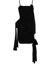 Blumarine - Sash-Detailing Mini Dress - Lyst