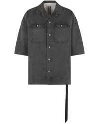 Rick Owens - Button-Down Short-Sleeve Shirt - Lyst