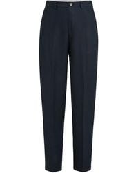 Brunello Cucinelli - Belt-Loops Tailored Trousers - Lyst
