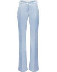 Nina Ricci - Satin Flared Tailored Trousers - Lyst
